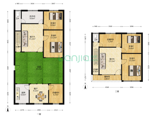 冷冻厂家属院 4室3厅3卫 125平方