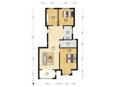天地新城 100平 带车位和地下室 价格可议-涿州天地新城户型图