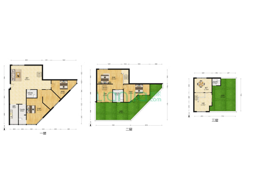同仁公寓 5室2厅4卫 194平方