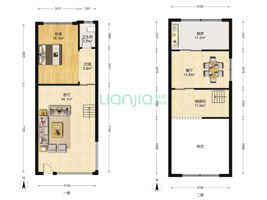 太湖世家 1室2厅1卫 201平方