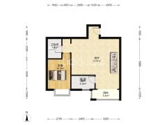 房子干净整洁  格局方正   小区环境优美-涿州鸿盛凯旋门户型图
