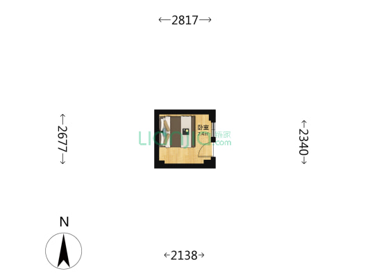 府右街 1室0厅0卫 10平方