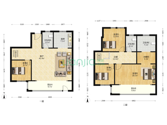佳兆业·和光雅院 4室1厅3卫 244平方