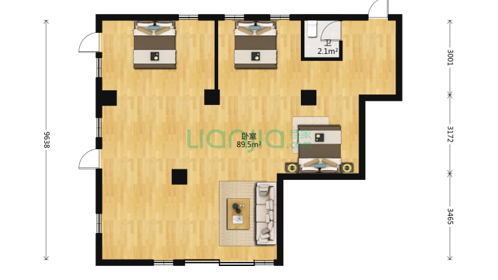 梁围二街二手房实景图