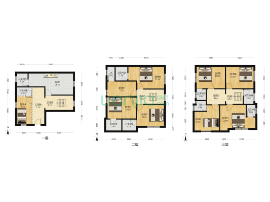 基边 9室0厅10卫 165平方