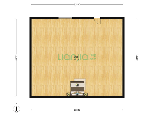桂园北路48号 1室0厅0卫 87平方