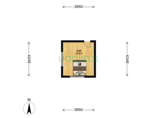 台北路 1室0厅0卫 29平方