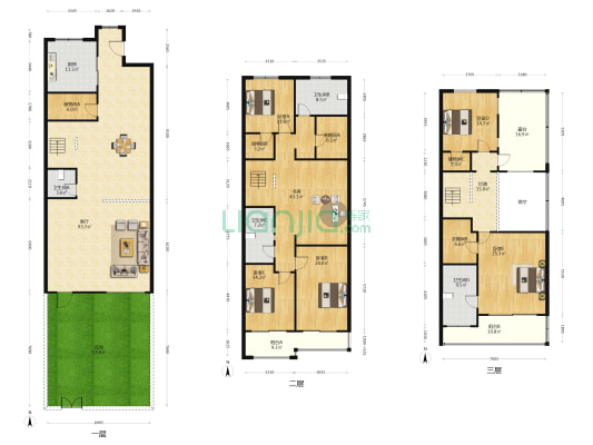 璞缇墅 6室1厅4卫 375平方