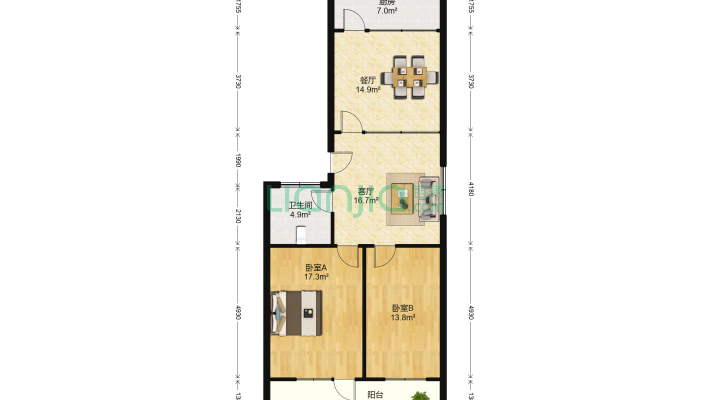 七里山路59号二手房实景图