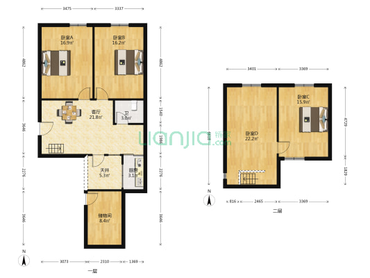传芳巷 4室1厅1卫 79平方