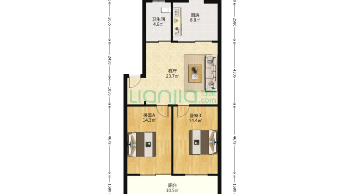 江西日报宿舍（豫章后街110号）二手房实景图