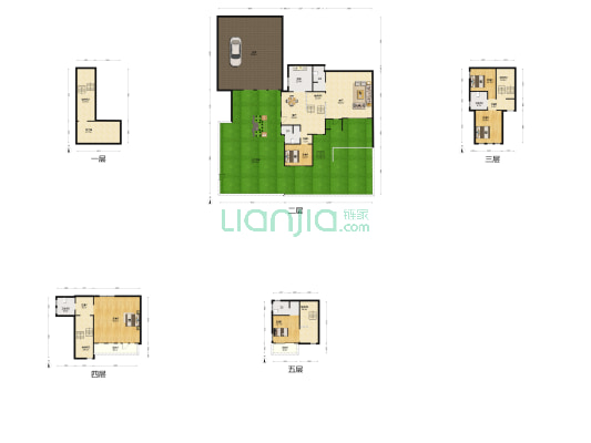 府尚别墅 5室2厅5卫 300平方