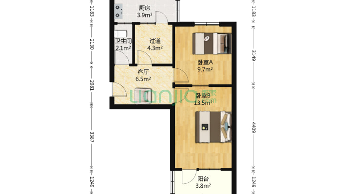友谊南大街107号二手房实景图
