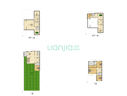 孔雀城大湖天玺 4室1厅7卫 288平方