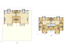钻石广场旁占地两亩独栋别墅出售-涿州开发区支行家属院户型图