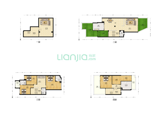 骏景峰 4室2厅5卫 262平方