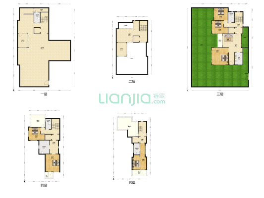 知丘别墅 6室1厅5卫 560平方