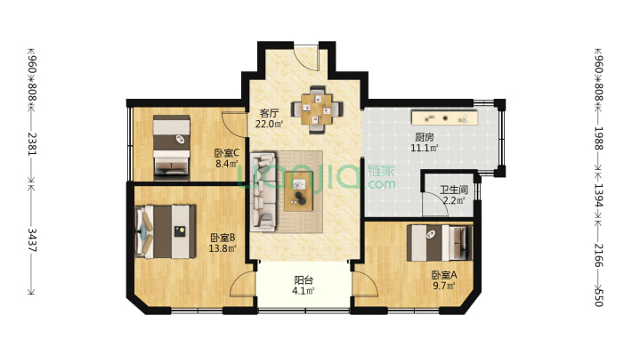 攀枝花大道东段740号二手房实景图