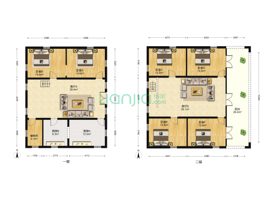 鼓浪屿别墅 6室2厅0卫 280平方