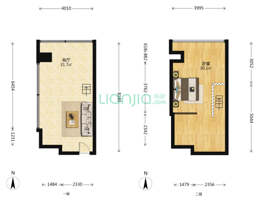 融堃彩云里 1室1厅0卫 43平方