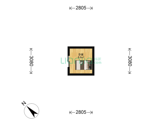 长春道 1室0厅0卫 11平方