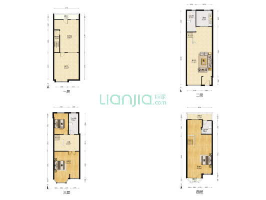 龙观天下 3室2厅3卫 291平方
