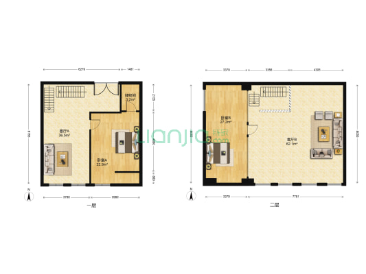 华兴瑞都新城 2室2厅0卫 105平方