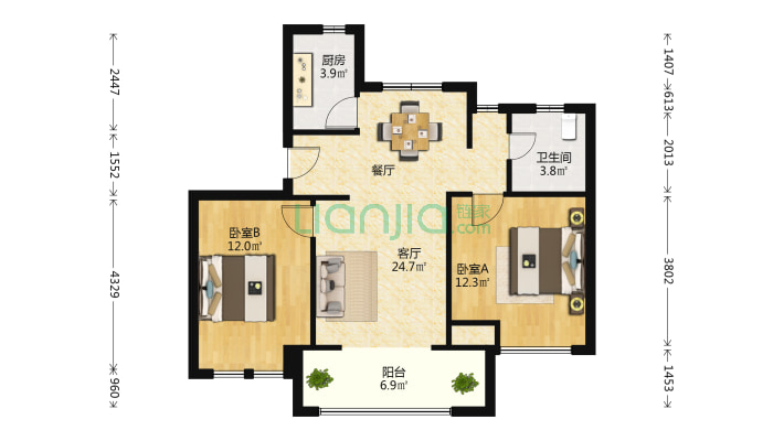 大通榕阅苑二手房实景图