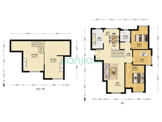 宝华海湾城 3室2厅1卫 139平方
