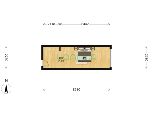 大陆潮里 1室0厅0卫 38平方