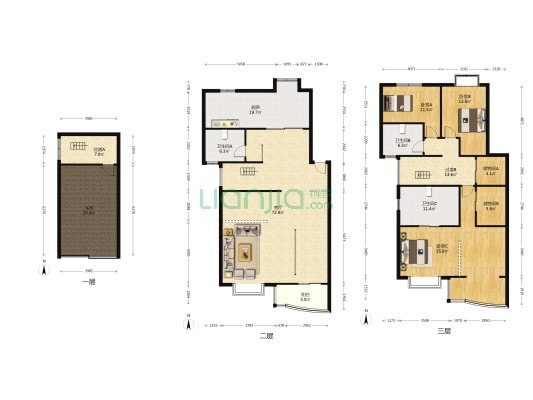静怡小区 3室1厅3卫 240平方