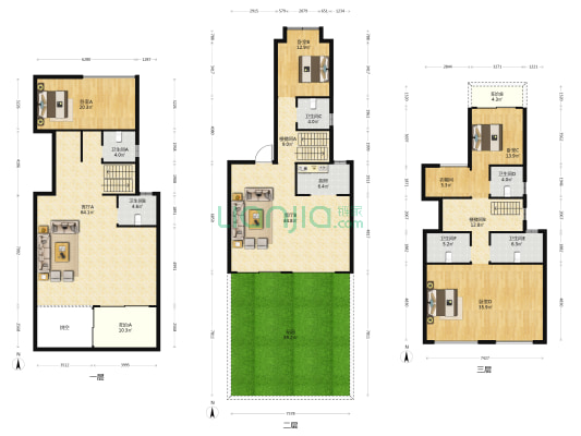 九天藏珑 4室2厅6卫 289平方