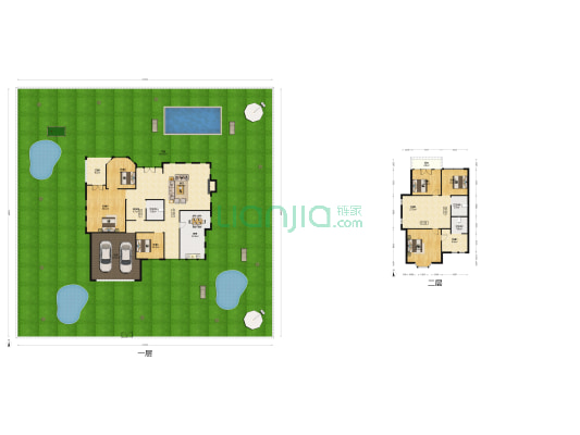 高天流云 6室1厅3卫 338平方