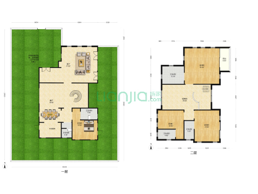龙湖舜山府 4室2厅5卫 418平方