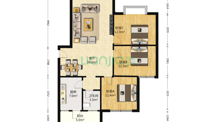 茂源名庄二手房实景图