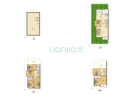 泰安国山墅房源|户型图|小区车位|交通地址详情分析(链家网)