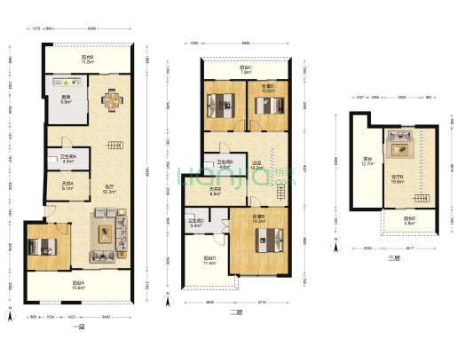 融侨旗山 4室2厅3卫 238平方