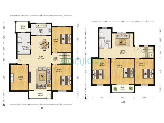 燕都花园 5室2厅2卫 250平方