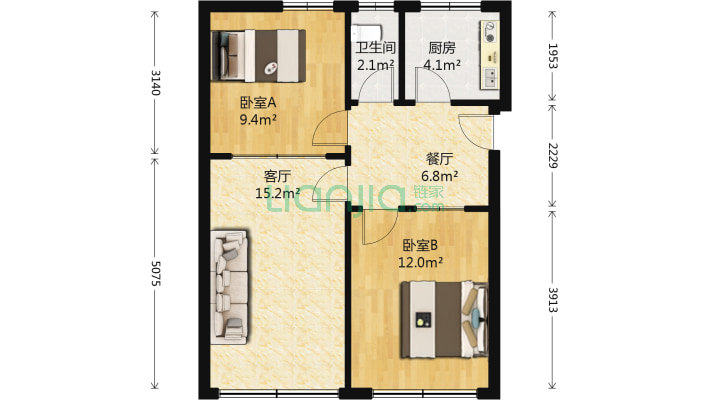 岱岳区公路局宿舍二手房实景图