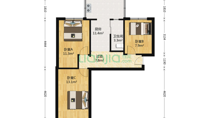 送变电桂林小区二手房实景图