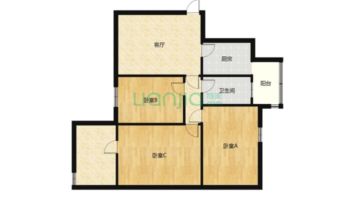 市政四公司宿舍二手房实景图