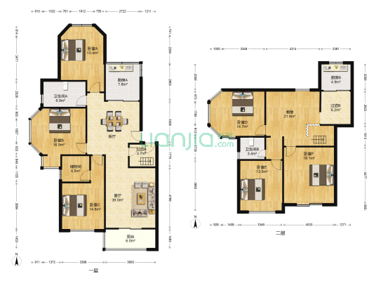 天润家园 6室1厅2卫 230平方