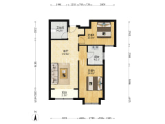 冠云路南侧配套齐全出门集贸市场1000米二康医院-涿州鹏渤·印象城户型图