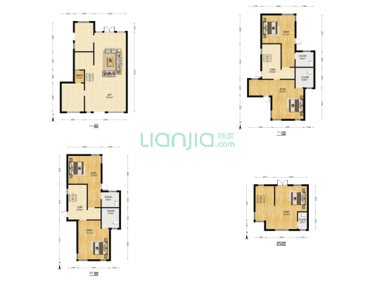 水漾林庭 5室1厅5卫 265平方