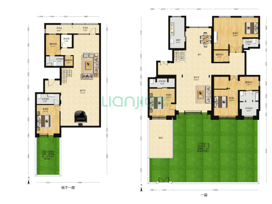 远洋天著春秋二期 4室2厅5卫 240平方