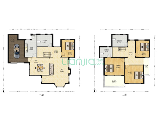 富成别墅 4室2厅3卫 239平方
