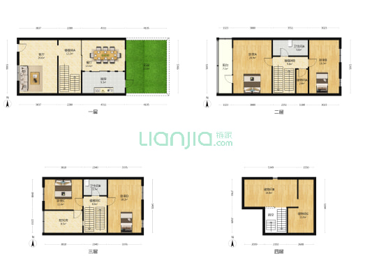 东方花园(玄武) 4室2厅2卫 204平方