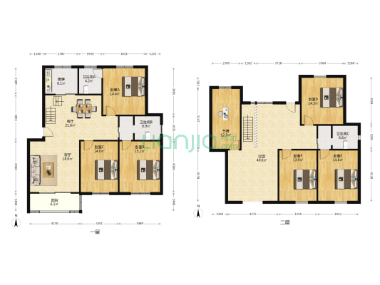 紫薇苑一区 7室2厅3卫 191平方