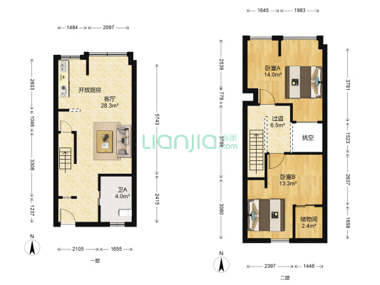 博府丽景湾 2室1厅1卫 52平方