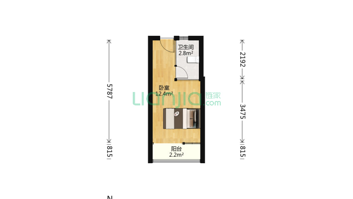 芒果青年公寓二手房实景图